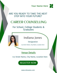 Invitation | Event Flyer | Career Counselling template